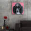 Art mural en verre «Black Poodle» par Carolee Vitaletti-1613037723