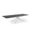 Daimyan Extendable Oak Metal Base Dining Table-2124141690-2124141689