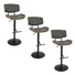 Ensemble de 3 tabourets de bar réglables Lombardi