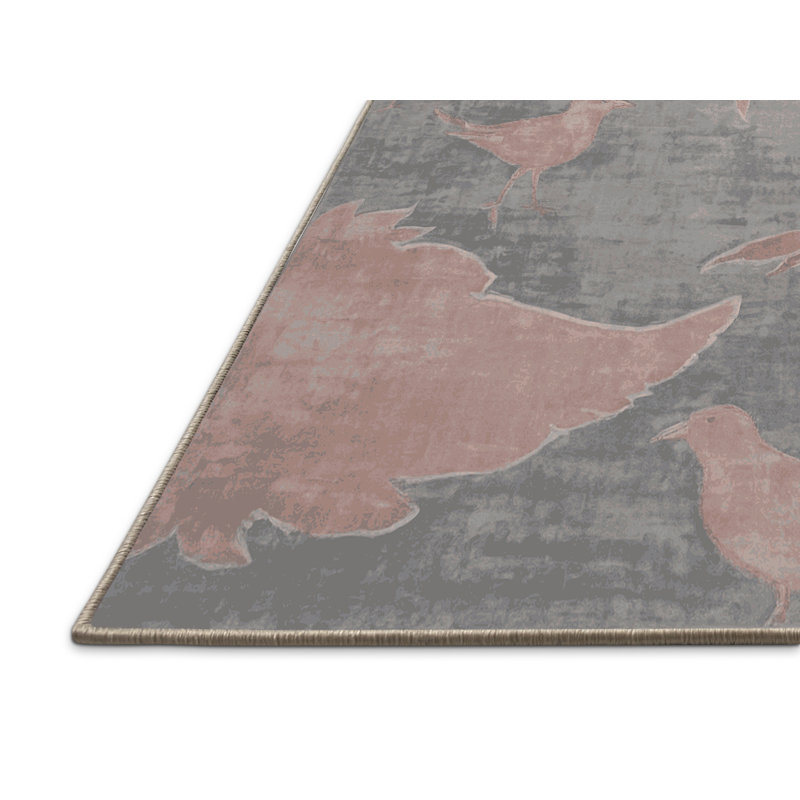 Tapis beige soyeux et moelleux, Carré 3 pi