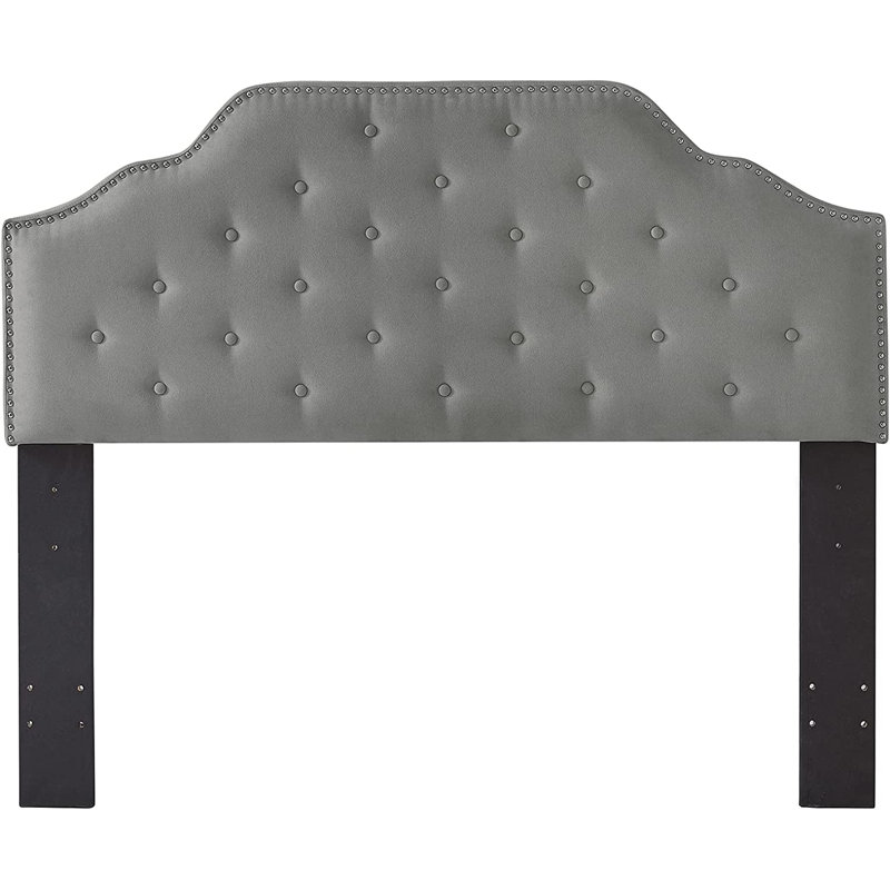 Cammock Upholstered Headboard, Gray