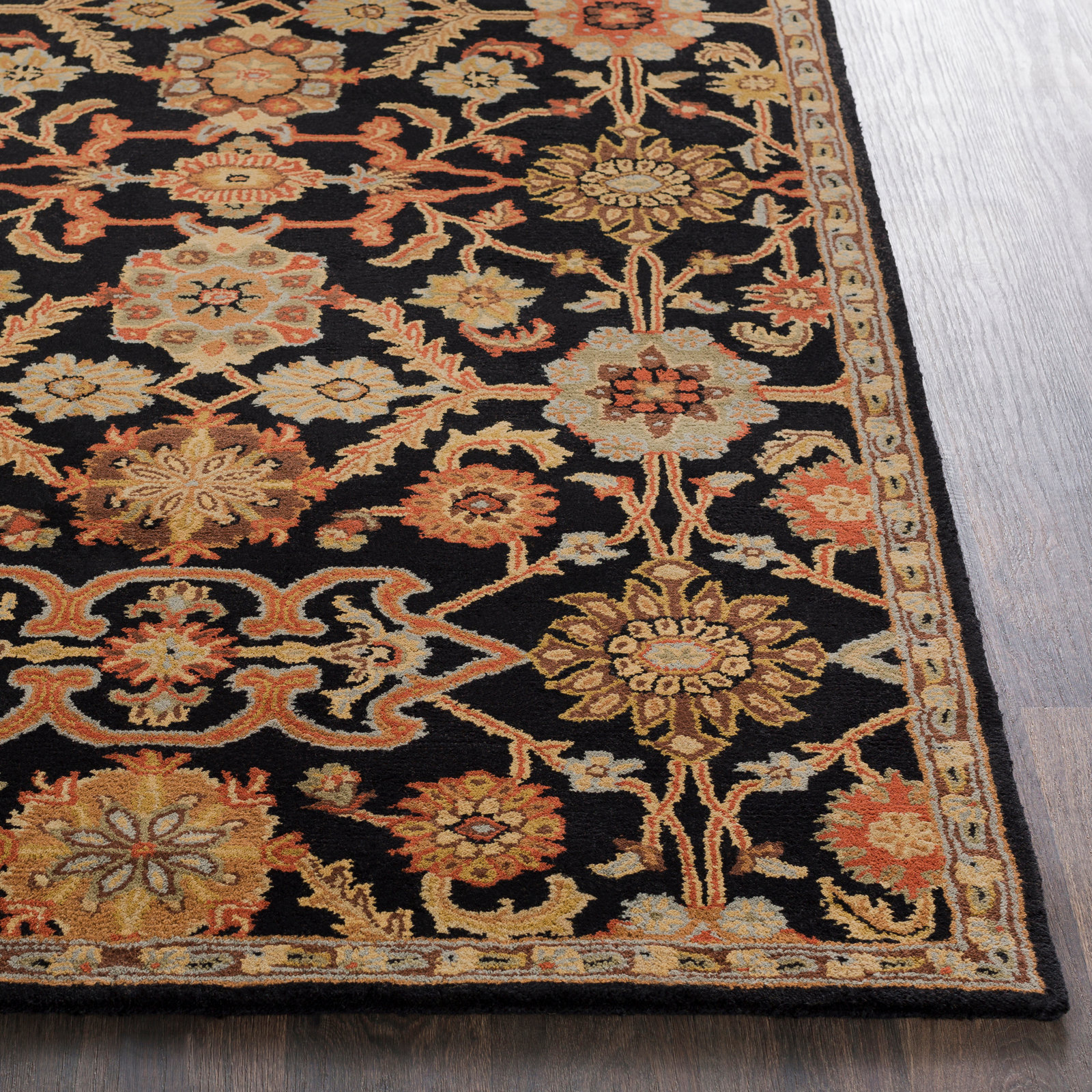 Redwood Hand-Tufted Wool Oriental Rug, Rectangle 9' x 13'