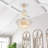 Light Dimmable Chandelier With Hanging Chain