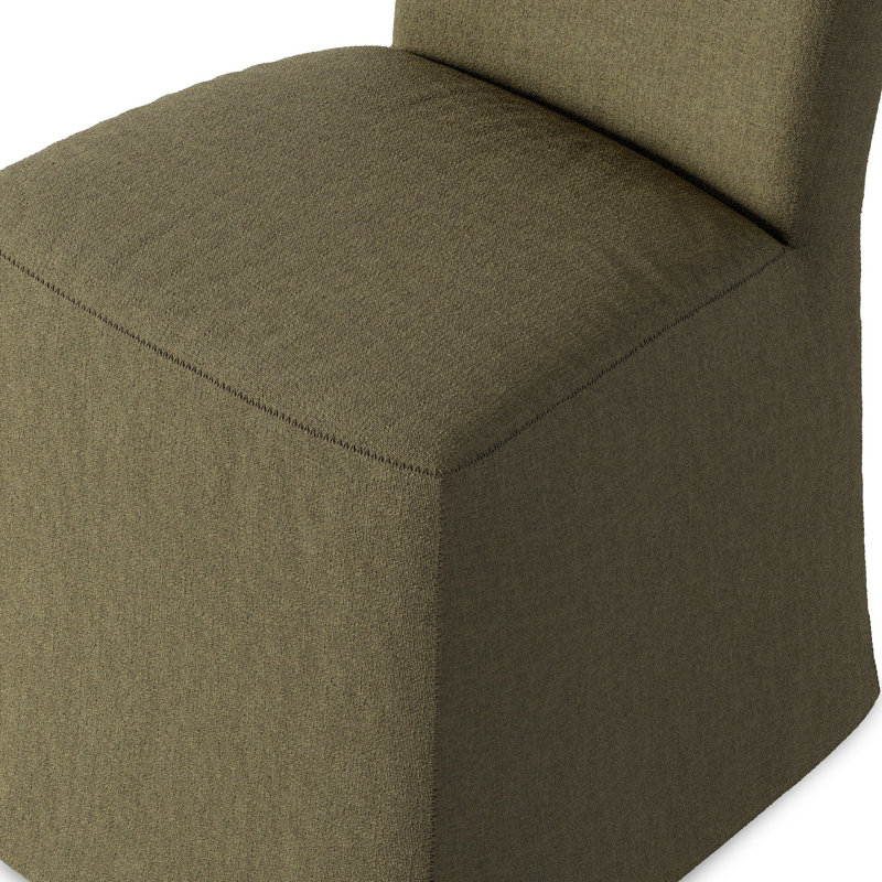 Chaise parsons Rennie en lin Savile, Broadway olive