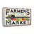 Farmers Market Wall Sign Canvas Print-92519313