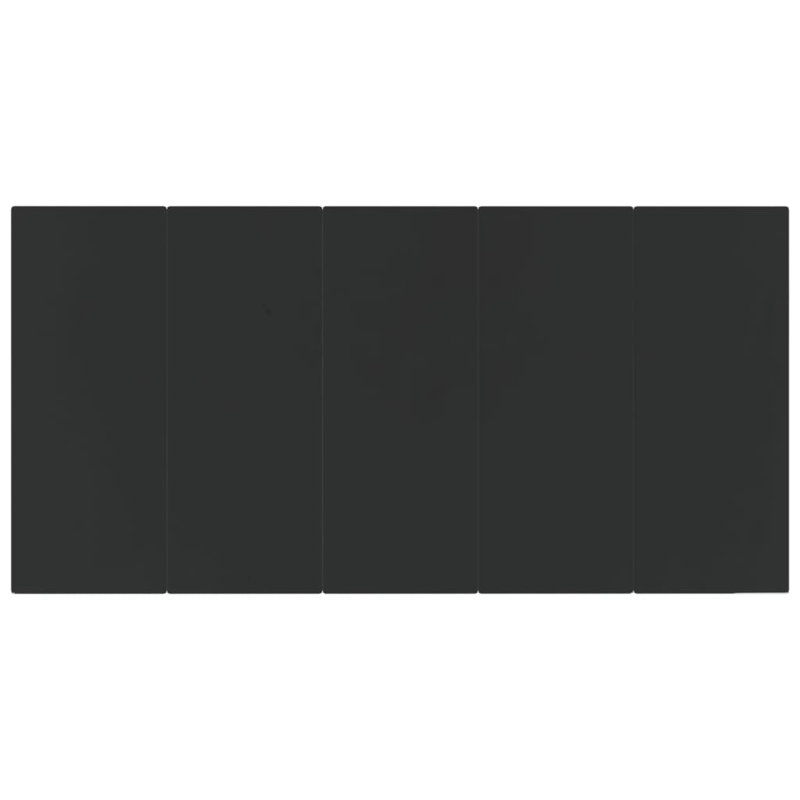 Fokko 6 - Person Patio Dining Set Rectangular Table, Black
