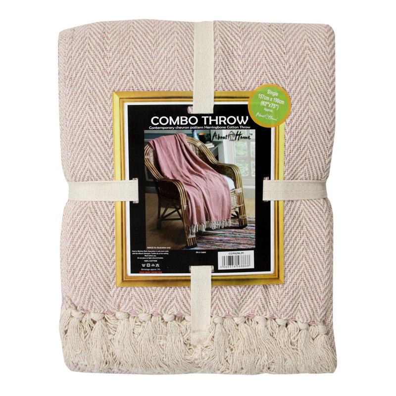 Klowey Throw, Baby Pink