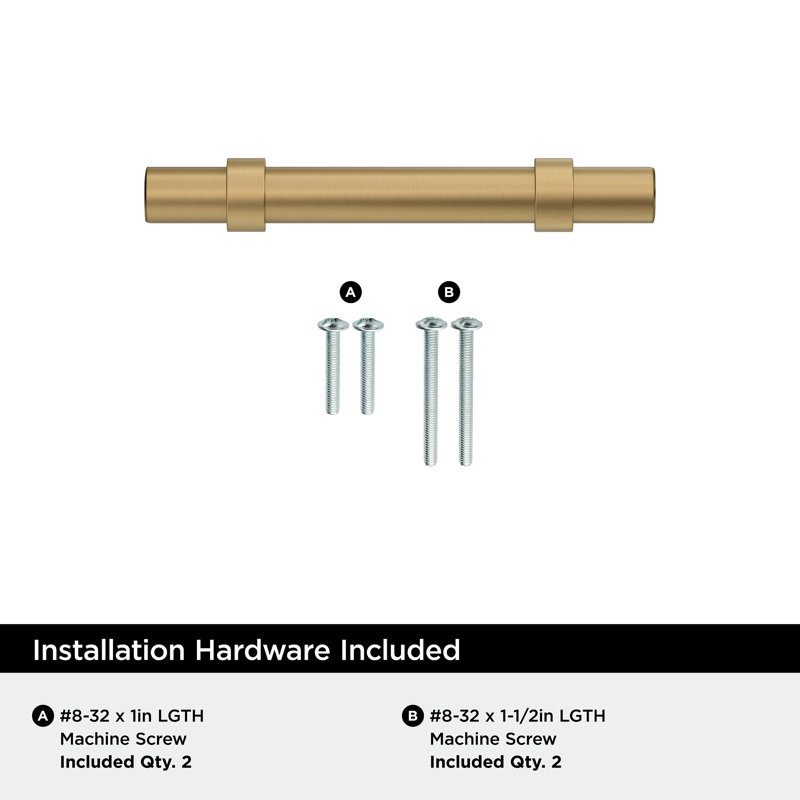 Central 3 inch (76mm) Center-to-Center Champagne Bronze Cabinet Pull - 25 Pack, 3", Champagne Bronze