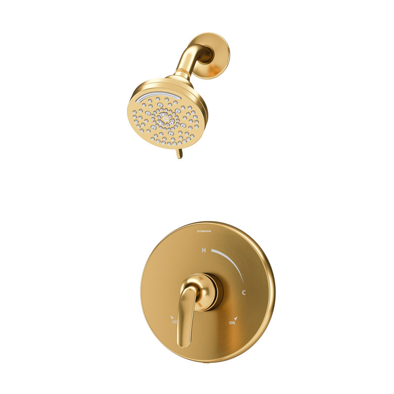 Elm Single Handle Wall Mount Shower Trim Kit, Bronze