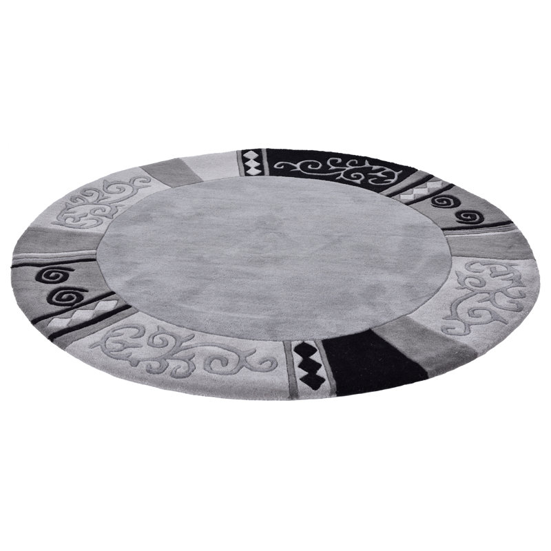Ambadi Handmade Wool Carpet, Round 190cm