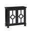 Armoire moderne moderne en bois, finition noire antique, portes miroir pour meubles de chambre à coucher, armoire avec portes, 1 ou 2 tablettes-55058600