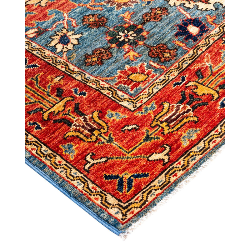 Serapi One-of-a-Kind 5' 11" X 9' 3" Hand Knotted Area Rug