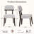 Mid-Century Upholstered Solid Wood Side Chair  Set of 2-1194623116