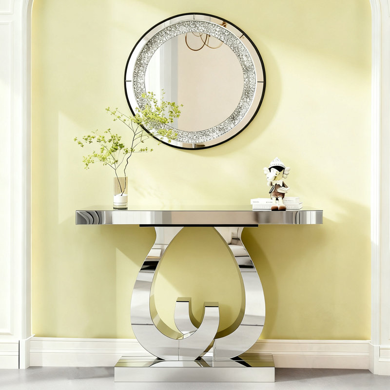 Miroir moderne Seibert avec base robuste