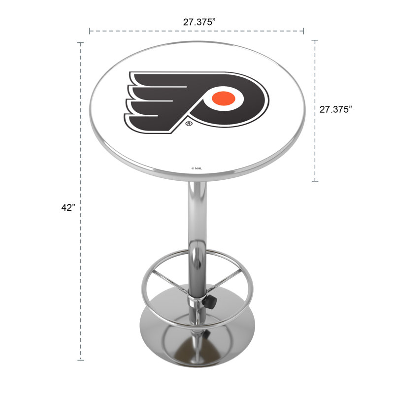 Table de bar avec repose-pieds Philadelphia Flyers