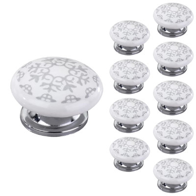Milkweed 1-3/5 in. Grey Design Cabinet Knob