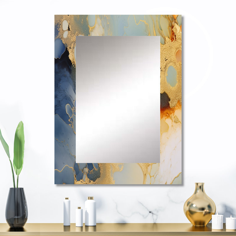Majoch - Modern Rectangular Wall Mirror, 32 po x 24 po