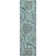 Premium Machine Washable Prisco Teal Rug