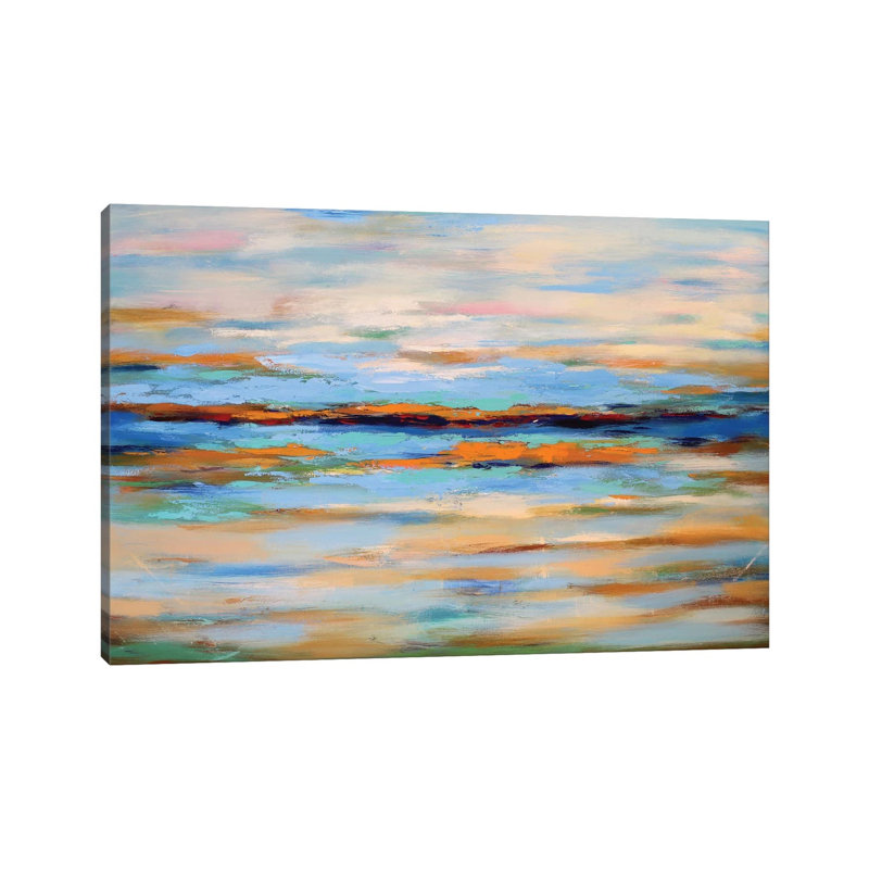Abstract Seascape by Radiana Christova - Wrapped Canvas Painting, 101.6 cm H x 66.04 cm W x 1.91 cm D