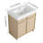 30'' Single Bathroom Vanity With Resin Sink-1589511127