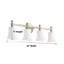 Éclairage pour salle de bain 4 lumières Lynette Opal-165104203-141346295