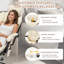 Fauteuil de bureau de massage à 6 points avec repose-pieds Inbox Zero Massage, fauteuil de bureau de direction chauffant avec dossier inclinable, fauteuil de jeu ergonomique avec accoudoirs rembourrés,-829693970