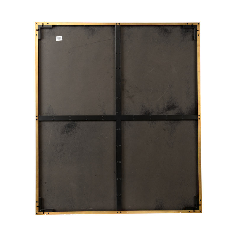 Madison Marbleized Mirror, Gold Leaf