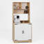 Garde-manger à 2 portes avec 3 tablettes - Compartiment de cuisine moderne, amplement de rangement pour la salle à manger, électroménagers, espace de rangement