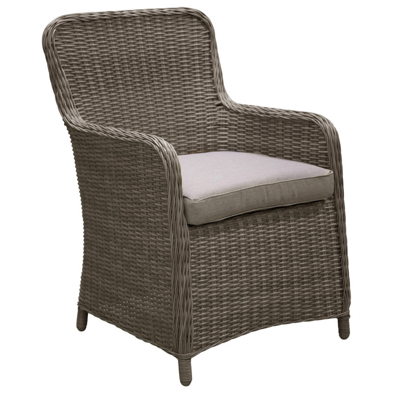 Neerav Patio Dining Armchair with Cushion