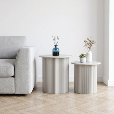 FURNITURE RANGE CAMILLE SET 2 PCS COFFEE TABLE 2252
