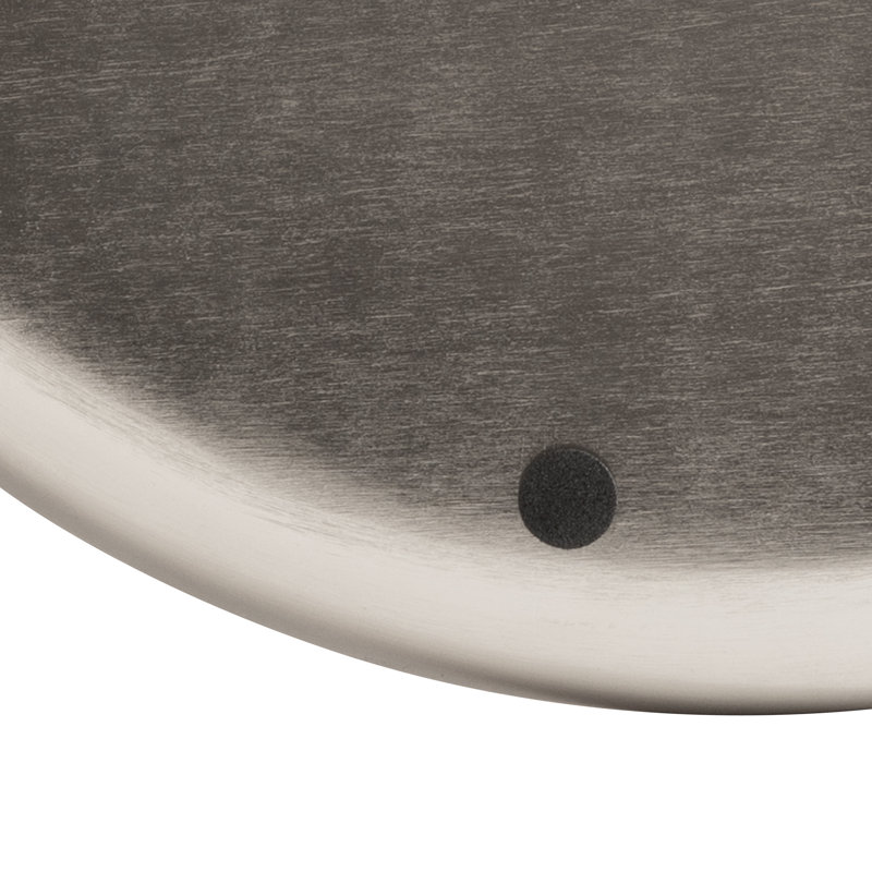 Plateau de service Hensley, Argent, H 1,3 po x l 16,1 po x P 16,1 po