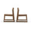 Fauteuils d'extérieur et de jardin en PEHD couleur bois antique avec dossier-1430511774