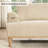 Upholstered Standard Sofa with Solid Wood Legs-750205386