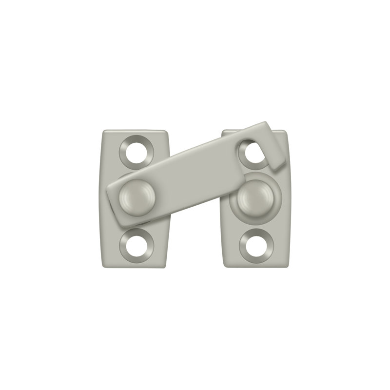 Deltana SB3058U26 Shutter Bar/Door Latch 5/8"; Bright Chrome Finish, Satin Nickel