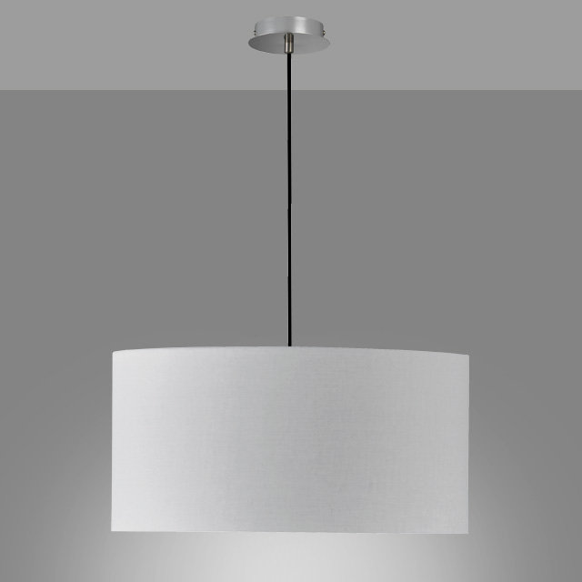 Pina 3 - Light Nickel Dull Pendant, Light Grey