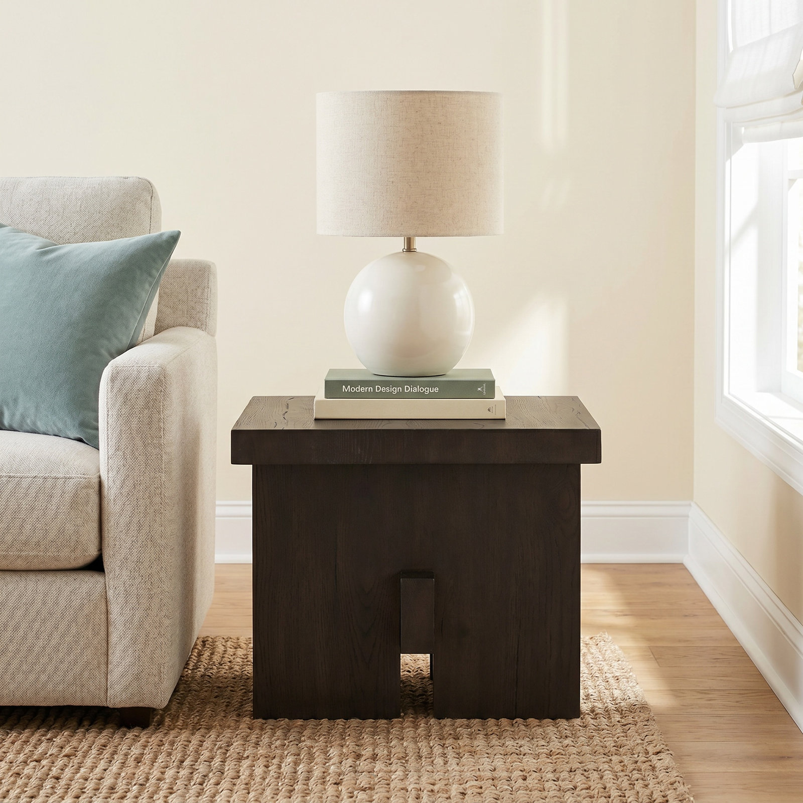 Conti End Table, Black