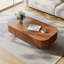 Table basse de 55 po avec rangement en bois massif