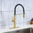 Maxbrass Pull Down Touch Kitchen Faucet-69926407