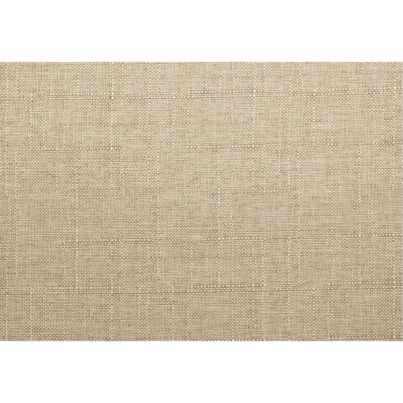 Chaise rembourrée brune avec ressorts ensachés en bois massif et en bois d'hévéa, Marron clair