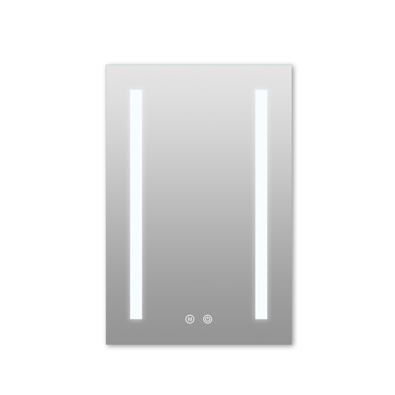 30 Inch H Recessed or Surface LED Mirror Cabinet With Defogger And Adjustable Shelves, 30" H x 20" W x 4.63" D, Left