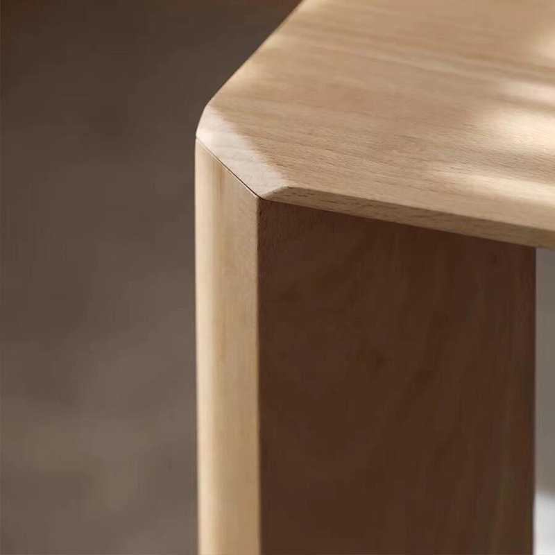Table de salle à manger Burlywood, H 29,53 po x L 55,12 po x l 27,56 po
