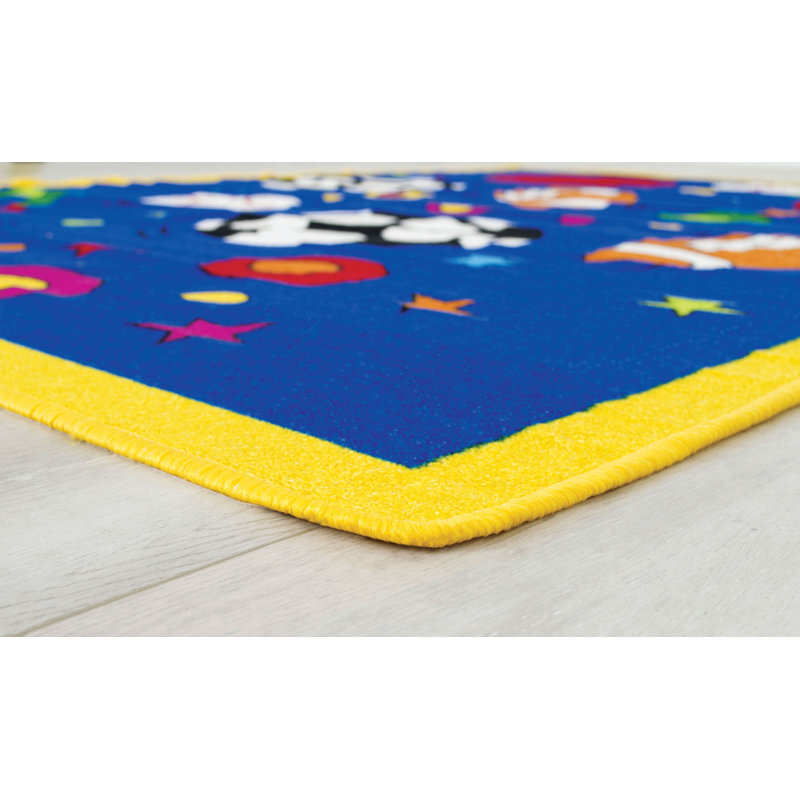 Tapis bleu Romig