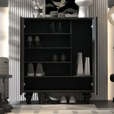 16 Pair Shoe Storage Cabinet