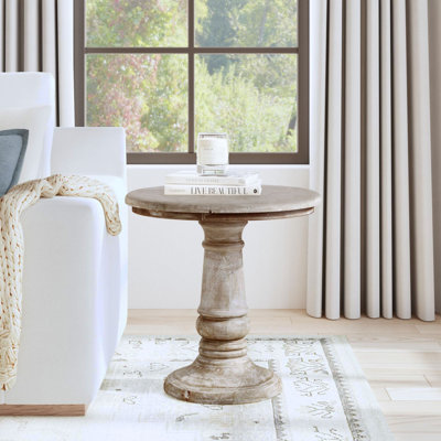 Solid Wood End Table