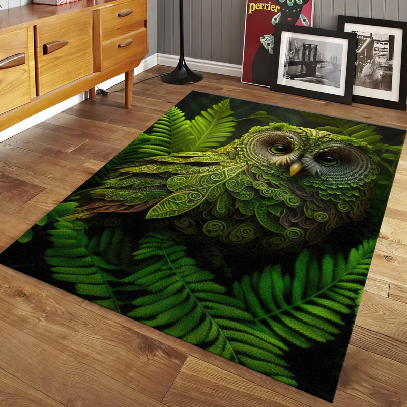 Exquisite Floral Printed Rug with Soft Pile for Enhancing the Beauty of Your Living Space or Bedroom, Rectangle 2'8" x 3'11"