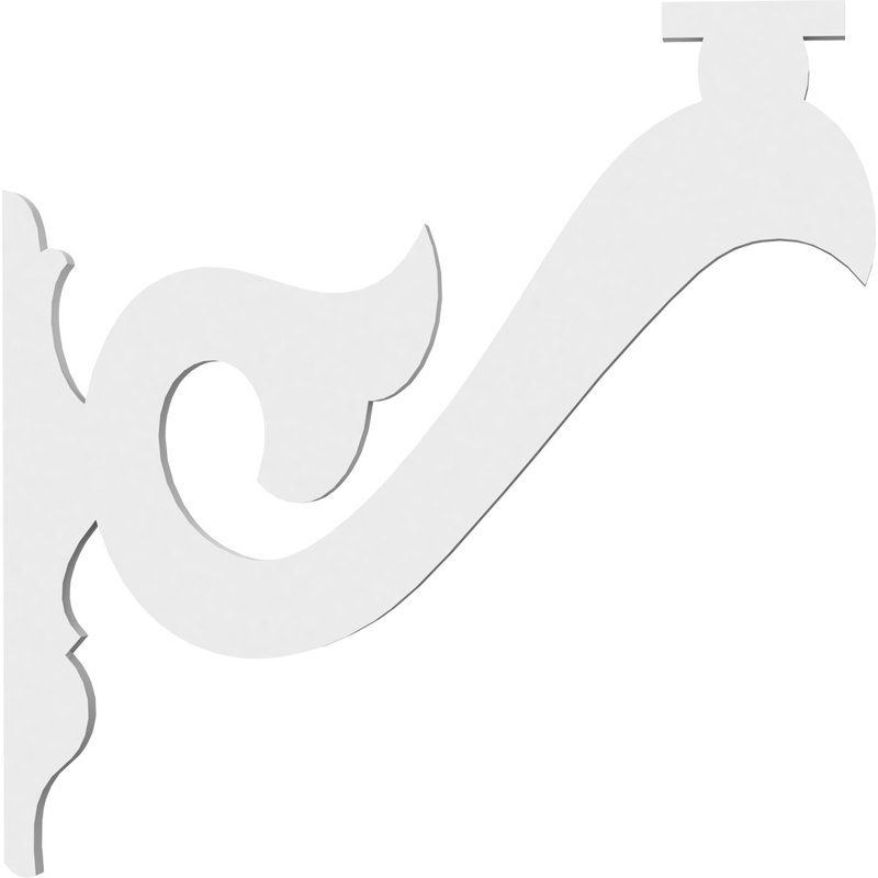 Support de qualité architecturale Hurley, L 5/8 po x P 12 po x H 12 po, Florence, PVC