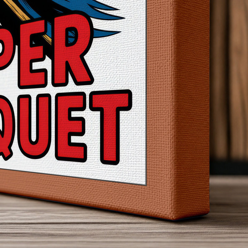 Reaper Banquet Retro - Wrapped Canvas, 36x24 - 91.4 x 61.0 cm, Terracotta Border