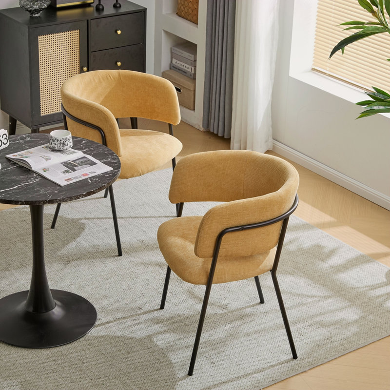 Ensemble de 2 chaises de salle à manger rembourrées Modern