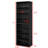 Bookshelf with Adjustable Shelf 8-layer Storage-1263615423