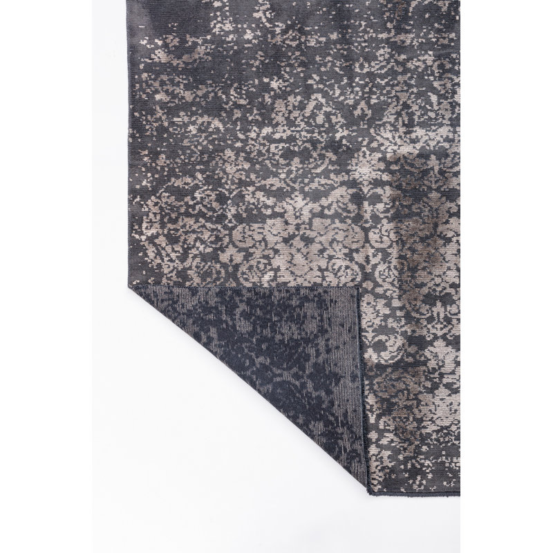 Rapture Beige Gray Toile Luxury Area Rug, Rectangle 7'10" x 11'2"